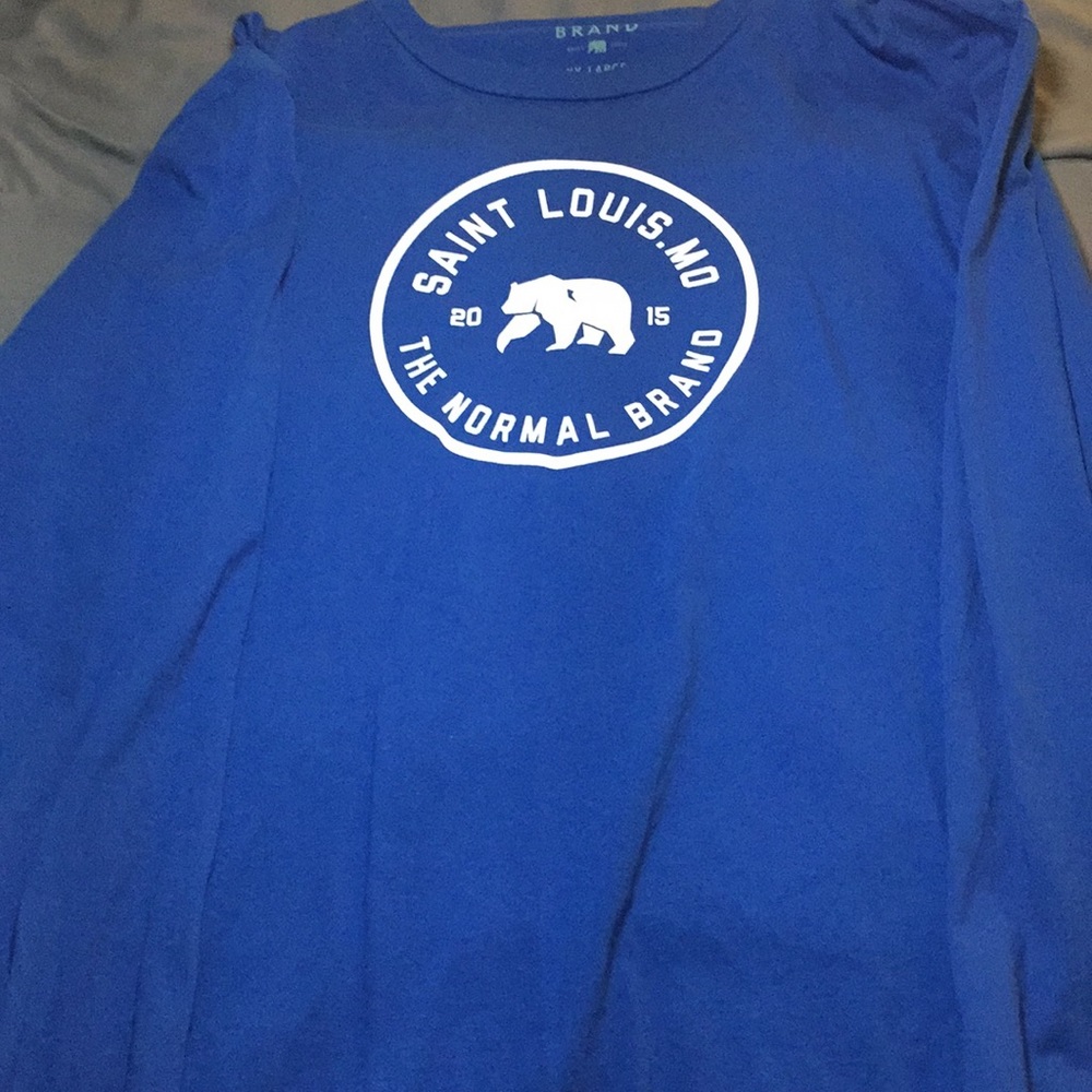 Men’s XXL The Normal Brand Long Sleeve Blue Shirt